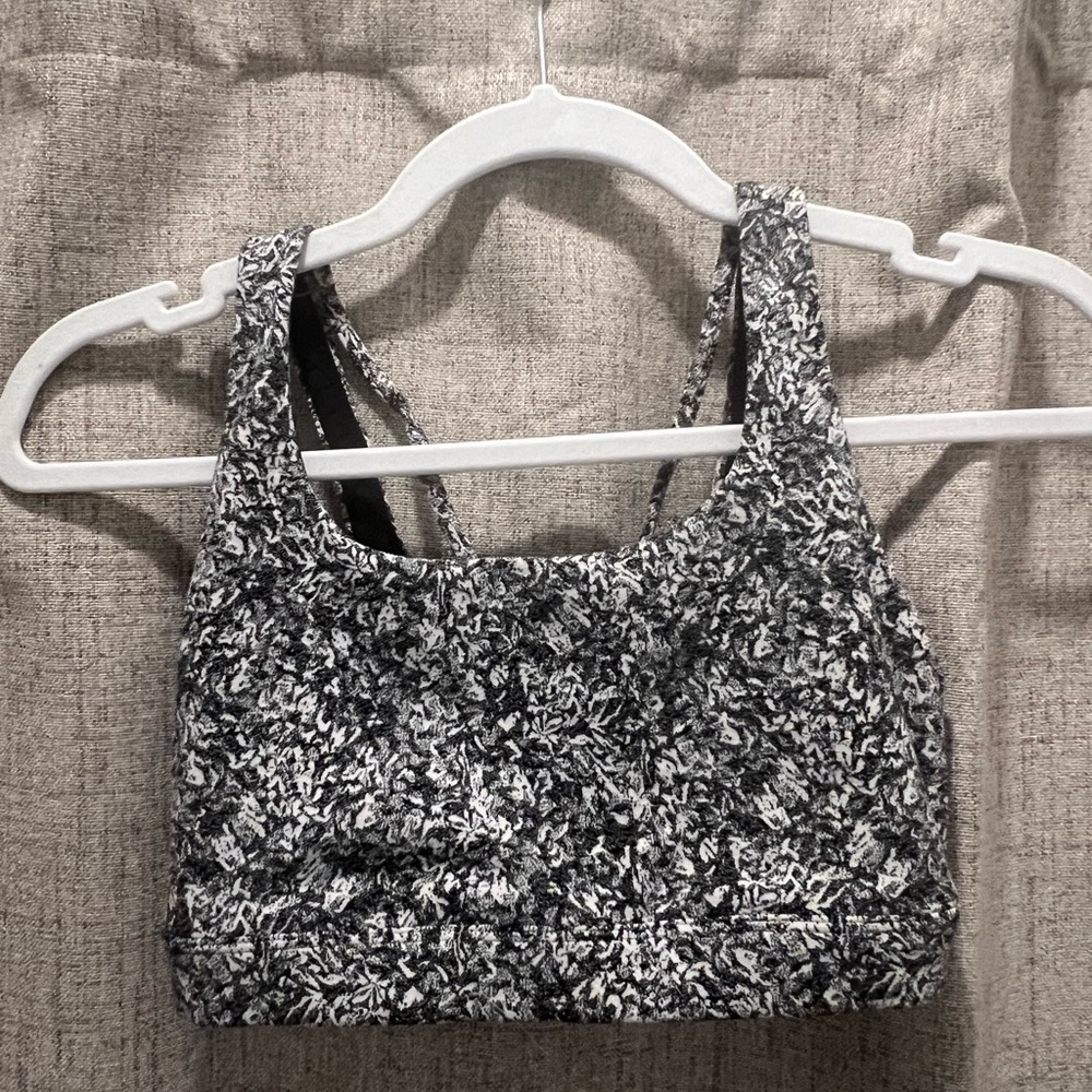 Athleta Black and White Sports Bra